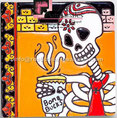 <img src="Catrín Godín.jpg" alt="Azulejo en relieve artesanal mexicano con escena de Catrín Godín decorado a mano" />