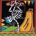 <img src="Catrin Patinando.jpg" alt="Azulejo tipo Talavera con escena de Catrin Patinando en relieve" />