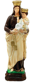 Our Lady of Mount Carmel statue cm. 35