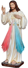 Jesus divine mercy statue cm. 80