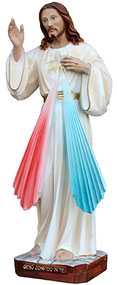 Jesus divine mercy statue cm. 30