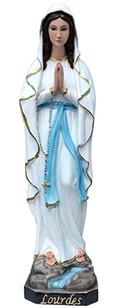 Our Lady of Lourdes statue cm. 57