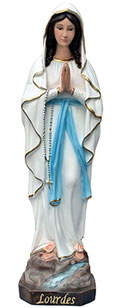 Our Lady of Lourdes statue cm. 50