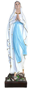Our Lady of Lourdes statue cm. 87
