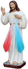 Jesus divine mercy statue cm. 40