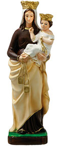 Our Lady of Mount Carmel statue cm. 42