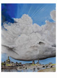Peter Albach, Dresden, Ölmalerei, Elbe, Wolken, Kunst bilder, Landschaft, bildende Kunst, ピーターアルバッハ、ドレスデン、油絵、エルベ、雲、芸術の絵、風景、美術、Peter Albach, Dresden, oil painting, Elbe, clouds, art pictures, landscape, fine art,
