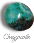 Chrysocolle  pierre gemme, Pierres de Lumière Saint Rémy de Provence, pierre roulée, pierre brute, galet, lithothérapie, vertus, propriétés, ésotérisme