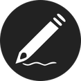 Stift, der symbolisch für kreatives Denken steht