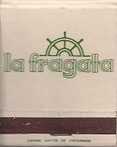 CAJA DE CERILLAS (LIBRILLO) CASA DE COMIDAS LA FRAGATA (AVILES) COMPLETA (1,50€).
