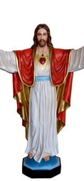 Religious statues Jesus - Sacred Heart of Jesus with open arms