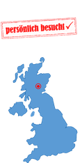 Schottlandkarte Westküste