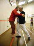 Wall exercise. Paul, Jin (pic from an earlier camp)