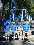 A good team. Above: Karre, below: Sven, Jörgi, Raimund and Karlo