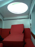 poste de barre interieure tribord avec son coussin
