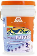 Imper NRG impermeabilizante acrilico celular para techos con aislamiento termico y alta reflectancia solar