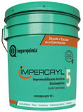 IMPERCRYL 5 FIBRATADO impermeabilizante acrílico con fibras para techos con tránsito ligero, fisuras pequeñas y elongación superior a 100%