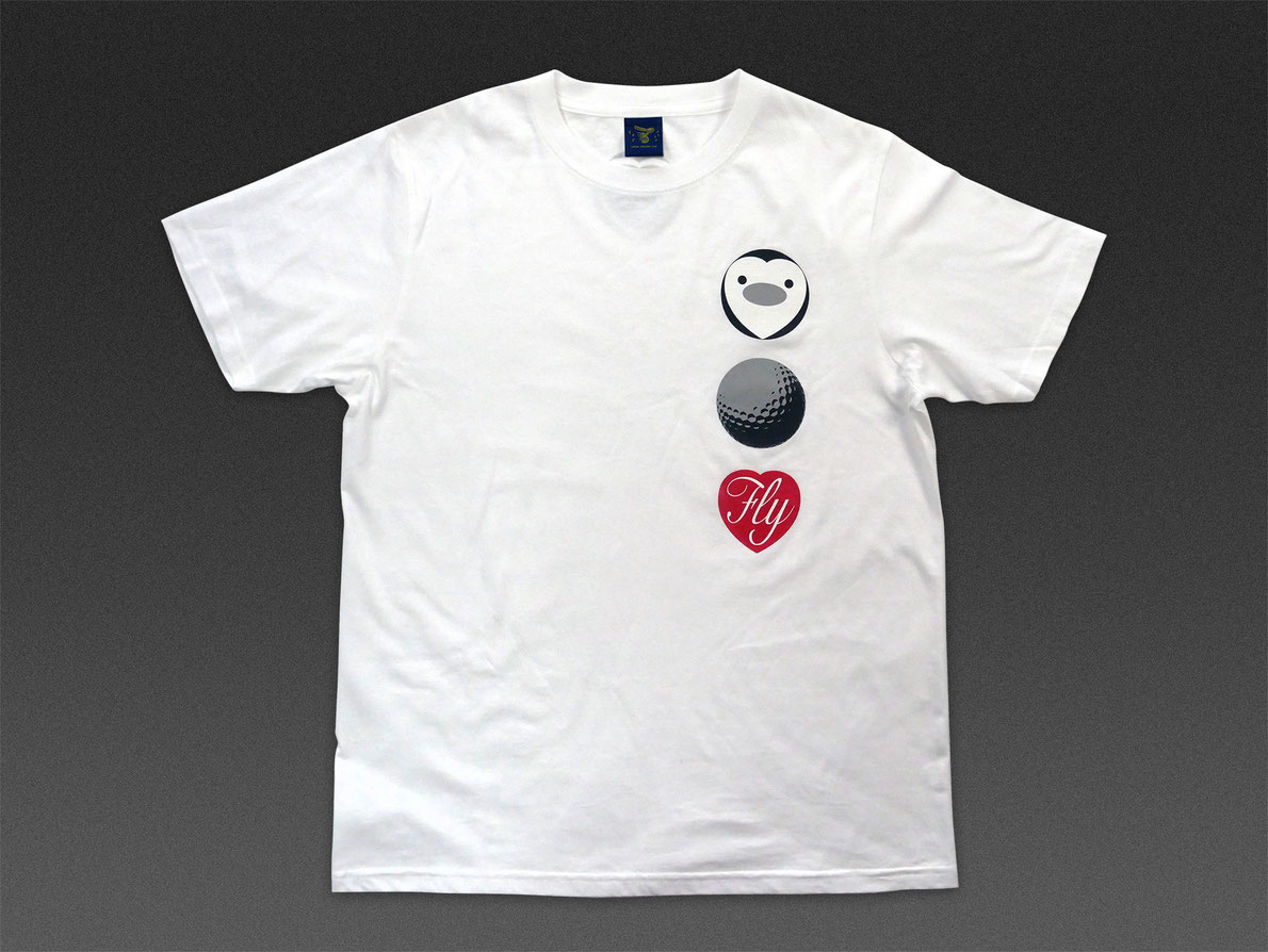 オリジナルTシャツ ペンギン ゴルフボール Fly