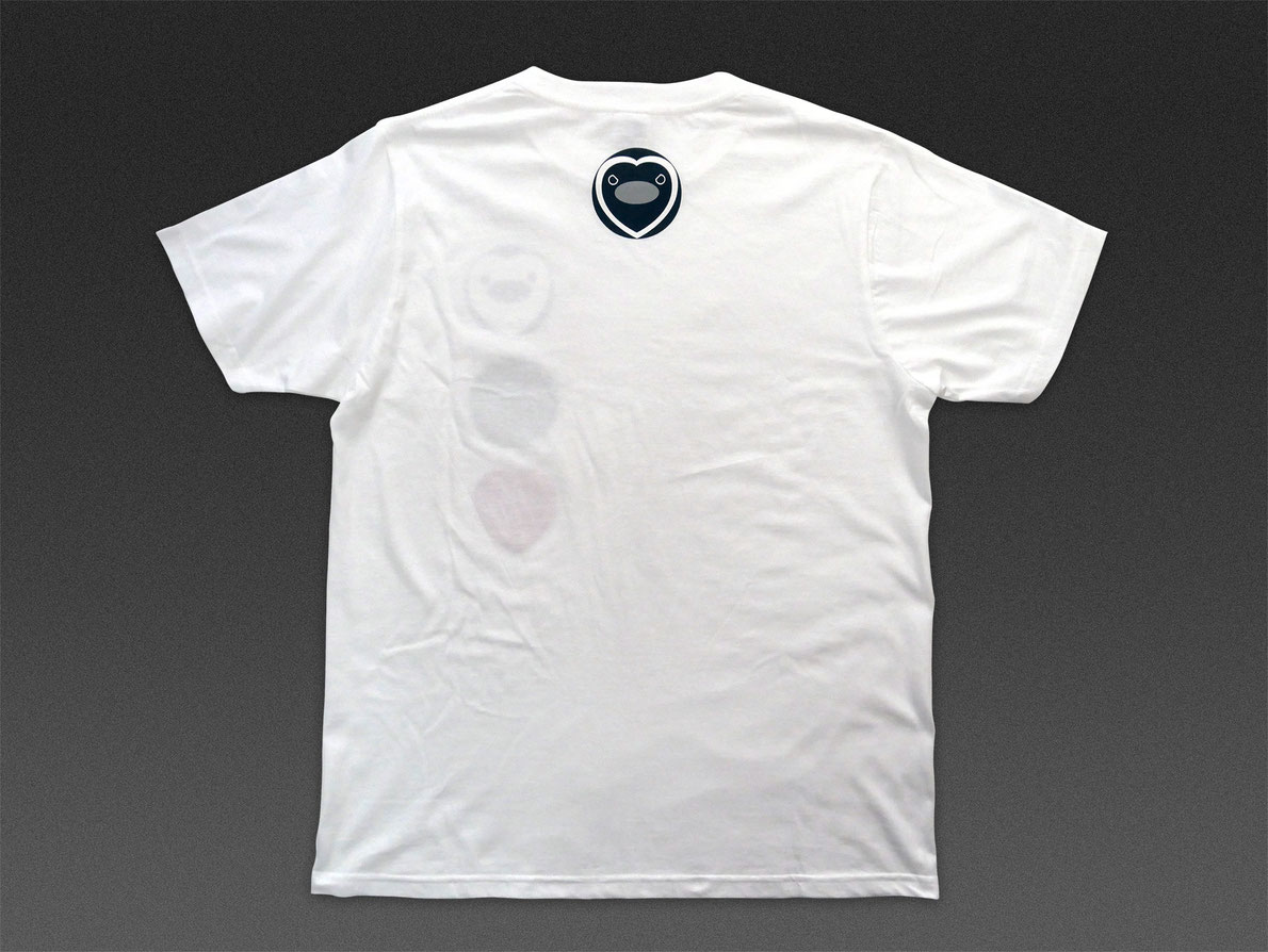 オリジナルTシャツ ペンギン ゴルフボール Fly 背面