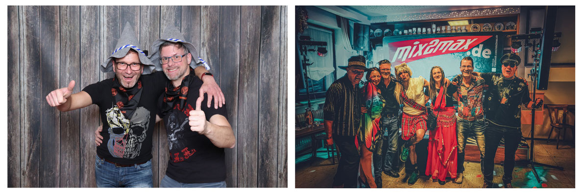 Party- & Hochzeitsband mix2max im Fasching