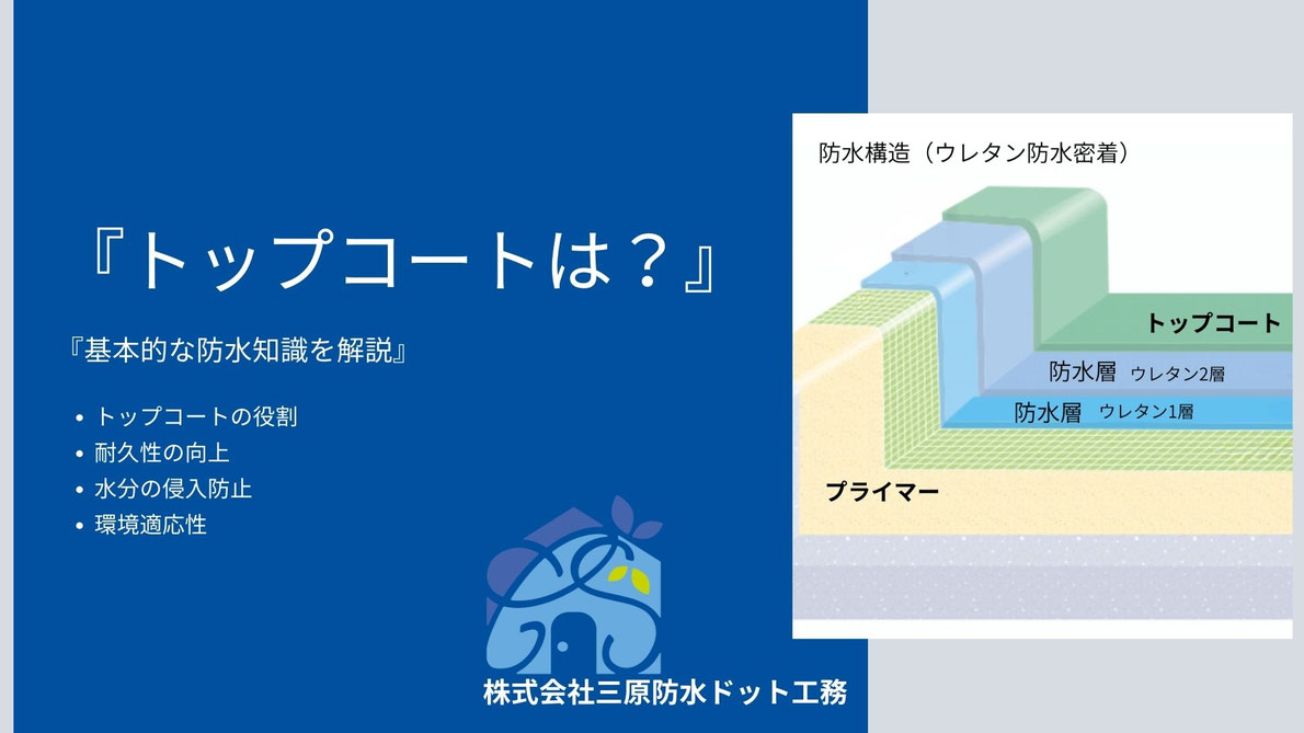 「トップコート」の必要性と用語解説
