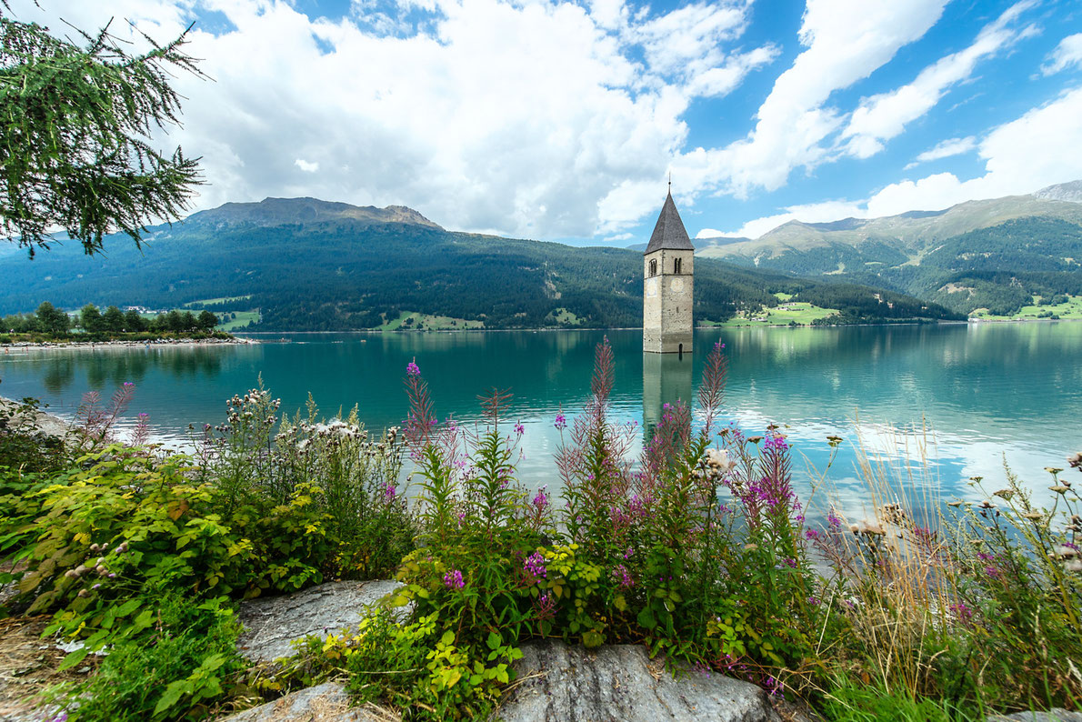 Top abandoned places in Europe - Lake Reschen - Copyright michelangeloop - European Best Destinations