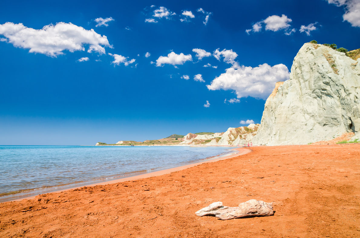 Best beaches in Europe - Xi beach in Kefalonia 