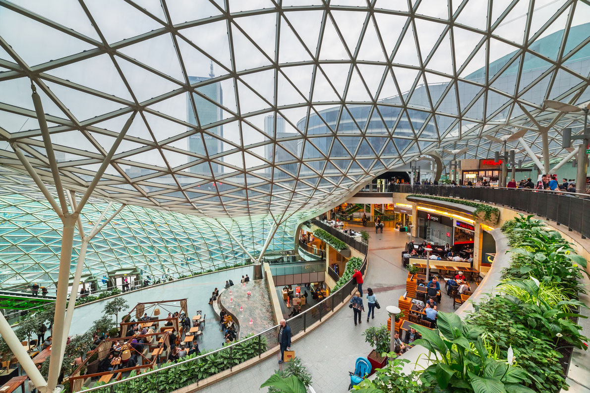 Best shopping centers in Europe - Zlote Tarasy Copyright Patryk Kosmider - European Best Destinations