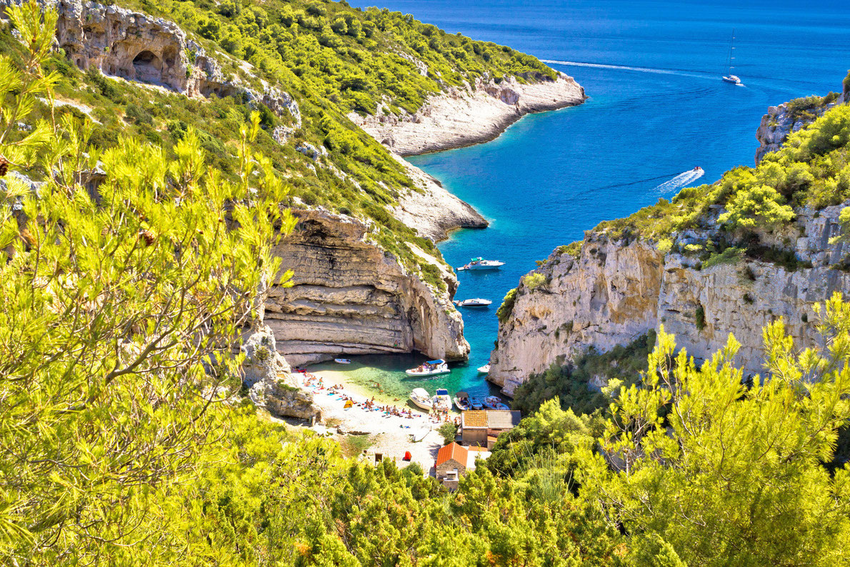 Stiniva Beach - Vis Island - Best beaches in Europe - Copyright xbrchx- European Best Destinations