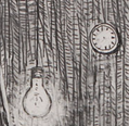 Éric Corne, La sagrada familia crayon sur papier, 45x60 cm, 2016, detail