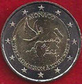 MONEDA MÓNACO - KM 200 - 2 EUROS - 2.013 (ADMISIÓN EN LA ONU) CUPRONÍQUEL - LATÓN - BIMETÁLICA (SC/UNC) 7€.