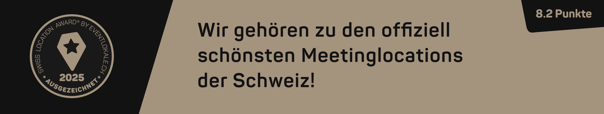 LAKESPACE gehört offiziell zu den schönsten Meetinglocations der Schweiz