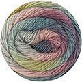 Silky Lace Rainbow 303 - Rosé-Bleu d'eau-Ocre