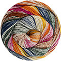 Fai cotton Arlequino 250 - Jaune-Vert bouteille-Bleu foncé-Fuchsia