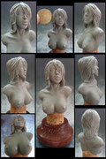 Buste femme sculpey par Graphigaut