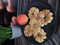 Apfel-Blätterteig-Blumen Großer Ofenzauberer Stoneware Pampered Chef