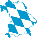 Bayern,  Map of Bavaria