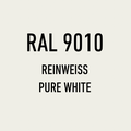 Windschutz in Farbe weiß RAL 9010