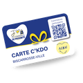 Règlement par Carte C'KDO accepté