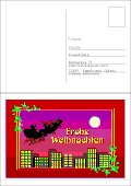 PC/GEOS GeoWrite Weihnachtskarte