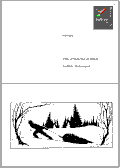 GeoWrite Weihnachtspostkarte