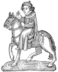 The Nun's Priest from Chaucer's 'Canterbury Tales' c1400