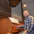 Ludger Morck an der Orgel