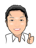 ▲整った顔は特長が少なく難しいんです。