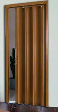 Puerta plegable pvc apertura izquierda