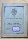 Cahier de l'école primaire communale vers 1954