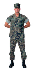 Soldier in uniform
