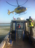 Aus der Donau wurde eine Leiche geborgen. Foto: FF Krems