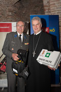 Präsident des Roten Kreuzes NÖ, Ök.-Rat Willi Sauer, Abt Columban. Foto: RK NÖ / U. Moshammer