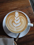 Viennese Melange half coffee half milk froth